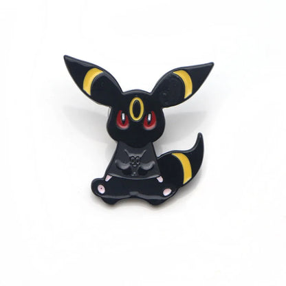Cartoon Pins Eevee Enamel Pin Monster Badges Cute Brooches Bags Shirts Lapel Pin For Women Men Kids Anime Accessories Gift