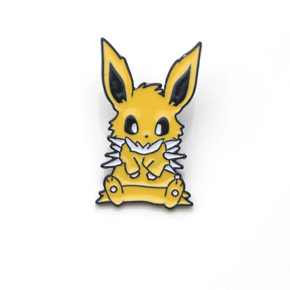 Cartoon Pins Eevee Enamel Pin Monster Badges Cute Brooches Bags Shirts Lapel Pin For Women Men Kids Anime Accessories Gift