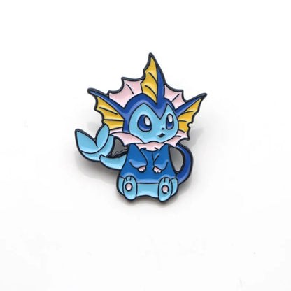 Cartoon Pins Eevee Enamel Pin Monster Badges Cute Brooches Bags Shirts Lapel Pin For Women Men Kids Anime Accessories Gift