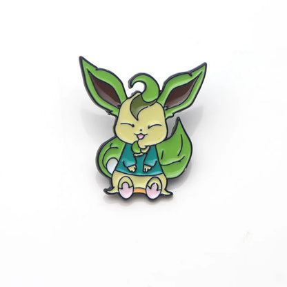 Cartoon Pins Eevee Enamel Pin Monster Badges Cute Brooches Bags Shirts Lapel Pin For Women Men Kids Anime Accessories Gift